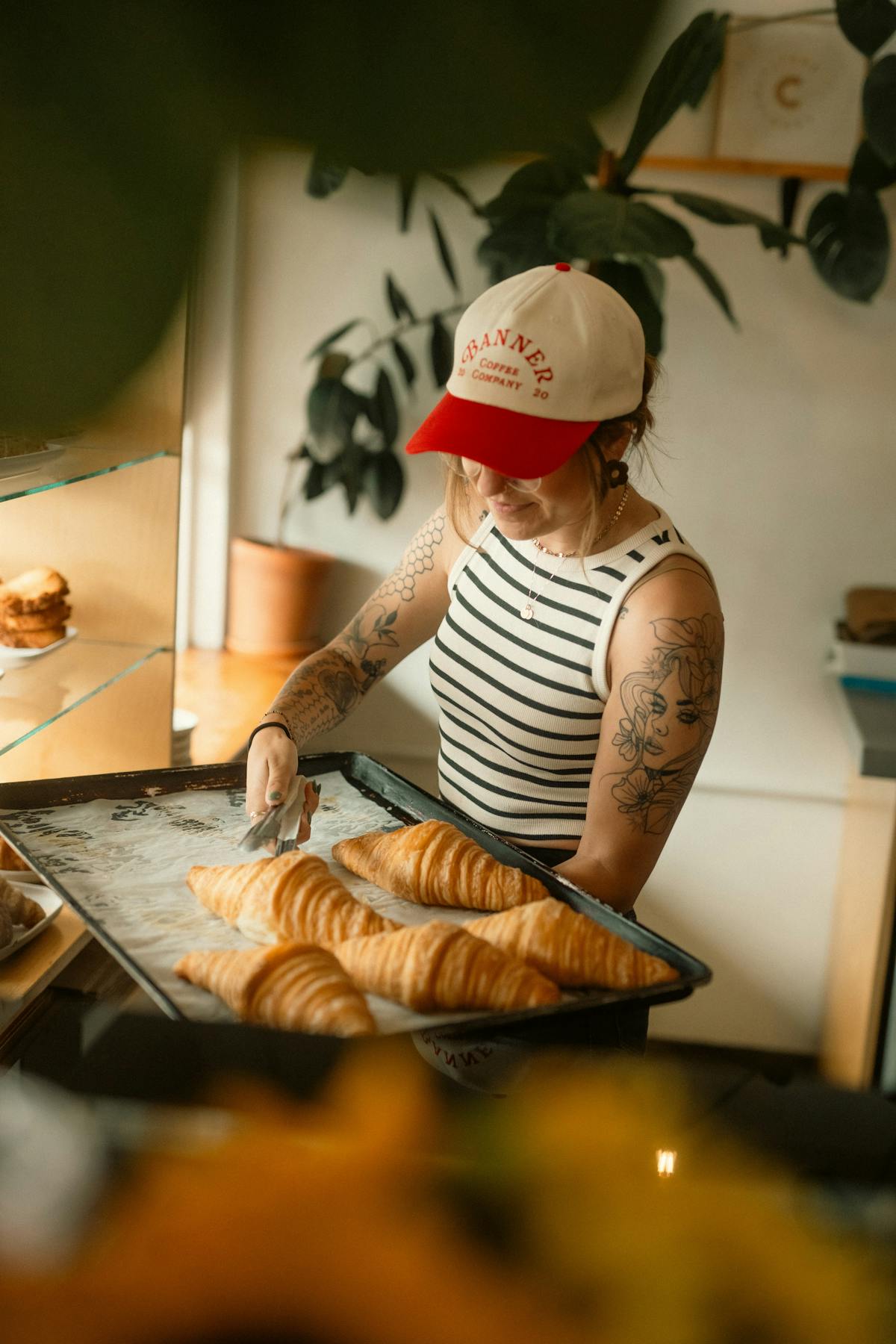 The founder at work